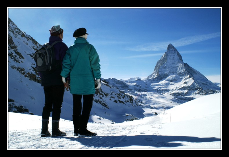 18 Cervin en hiver